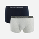Bokserki Emporio Armani CC722-111613 L 2 szt Niebieskie/Szare (8051495537825) - obraz 1