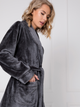 szlafrok Aruelle Eve XL Ciemnoszary (5903815462139) - obraz 3