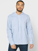 Bluza z kapturem GANT Gbpord Stripe Pop Reg Hood 3013124 M Bright Cobalt (7325705704583) - obraz 1