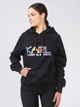 Худі жіноче Karl Lagerfeld KLWJ0027SK02238W1-001 XS Чорне (9000005883654) - зображення 1
