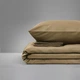 Простынь MirSon Сатин Premium 0211 Cacao 240х260 см (2200001729773) - изображение 1