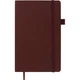 Книга записна Buromax Primo 125x195 мм 96 аркушів в клітинку обкладинка зі штучної шкіри Коричнева (BM.291161-25) - зображення 2