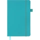 Книга записная Buromax Etalon 125x195 мм 96 листов без линовки обложка из искусственной кожи Бирюзовая (BM.291060-06) - изображение 2
