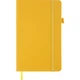 Книга записна Buromax Etalon 125x195 мм 96 аркушів в лінію обкладинка зі штучної шкіри Жовта (BM.291260-08) - зображення 2