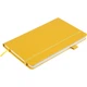 Книга записна Buromax Etalon 125x195 мм 96 аркушів в лінію обкладинка зі штучної шкіри Жовта (BM.291260-08) - зображення 3
