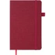 Книга записная Buromax Tweed 125x195 мм 96 листов в клетку обложка из искусственной кожи Бордовая (BM.291163-13) - изображение 2