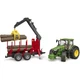 Спецтехника Bruder трактор John Deere 7R 350 с прицепом, краном и бревнами (03154) - изображение 9