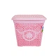 Корзина з кришкою глубокая ASUDE Plastik 12л, рожевий (ASD172-рож) - изображение 3