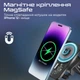 Автодержатель для телефона с беспроводной зарядкой MagSafe Promate LucidMount-15 W Black (lucidmount-15.black) - изображение 3