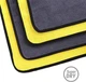 Автополотенце (автомобильная микрофибра) ColorWay универсальное Extra Dry 800gsm 50х60 см Желто-серое (CW-5608) - изображение 10