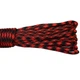 Шнур-паракорд (Paracord Type III 550 - 4 мм) Camo Black & Red 070 10 м. - изображение 2