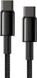 Кабель Baseus Tungsten Gold Fast Charging Data Cable Type-C to Type-C 100 W 1 м Black - зображення 3