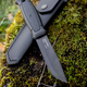 Туристический нож Morakniv Garberg Carbon для охоты и рыбалки Black - изображение 2