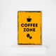 Дерев'яний Постер Coffee Zone А5 - зображення 1