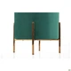 Пуф Mylene Green / Golden Chrom 456*400 Сталь/Текстиль, колір золото/зелений AMF - зображення 9