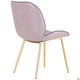 Стул обеденный Doris gold/PU creamy white 840*480*600 Сталь/Кожзаменитель, цвет золото/кремовый AMF - изображение 4