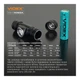 Налобный светодиодный фонарик VIDEX VLF-H065A 1200Lm 5000K - зображення 9