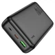 Повербанк Hoco J87A Tacker портативная батарея с быстрой зарядкой (20000mAh 1USB/1Type-C, PD 20W/3A, QC/PD) - Черный - изображение 1
