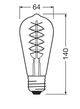 Лампа світлодіодна вінтажна 7.8W 220V 360lm 1800К E27 DIM 64x140mm філаментна [4058075761094] vintage OSRAM - зображення 3