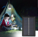 Аккумуляторная лампа (зарядка от USB) 10 Вт CcLamp LED светильник + СОЛНЕЧНАЯ ПАНЕЛЬ (365044455) - изображение 6