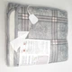 Электропростынь электро грелка электрическая простынь одеяло electric blanket150*160 см 120 Вт клетчатая серая - изображение 5