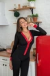 Жіноча піжама Sweetjama Desire (попожама) з кишенею на попі Чорна No entry M - зображення 2