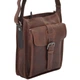 Чоловіча сумка Ashwood 4551 VT Tan Рудий 3 л (4551 VT TAN) - зображення 3