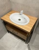 Раковина, умивальник врізний, штучний камінь ADAMANT Comfy Classic White - зображення 5