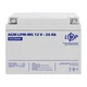 Акумулятор мультигелевий LPM-MG 12V 26 Ah LogicPower 6557 - зображення 1