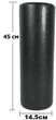 Массажный ролик EasyFit PolyFoam Roller EPP 45 см Черный - изображение 3