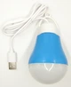 USB-светильник с LED-лампочкой Dengos, шнур ~1м, 5V, 5W, Blue (LED-BULB-5V5W-BLUE) - изображение 3
