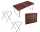Раскладной алюминиевый стол - чемодан для пикника + 4 стула Folding Table - изображение 3