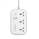 Сетевой удлинитель фильтр LDNIO SCW3451 |WiFi Управление, 2500W, 2M, 3 розетки, 3USB/1Type-C, QC/PD, 3A/30W| White - изображение 2