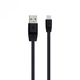 Кабель для зарядки и передачи данных REMAX Full Speed RC-001i Lightning - USB 2м Черный - изображение 1
