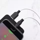 Кабель HOCO Micro USB Silicone X21 Plus 100 см 2.4A black-white - изображение 3