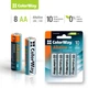 Батарейка ColorWay AA LR6 Alkaline Power (лужні) * 8 blister (CW-BALR06-8BL) - зображення 2