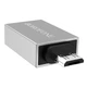 Переходник Borofone BV2 OTG to MicroUSB Серебряный - изображение 3