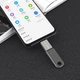 Переходник Borofone BV2 OTG to MicroUSB Серебряный - изображение 4