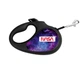 Повідець-рулетка для собак WAUDOG R-leash малюнок NASA21 XS до 12 кг 3 м світловідбиваюча стрічка чорний - изображение 1
