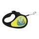 Повідець-рулетка для собак WAUDOG R-leash, малюнок "Рік та Морті 2", світловідбивна стрічка, L, до 50 кг, 5 м чорний - зображення 1