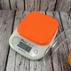 Кухонні ваги з чашею Domotec ACS SH 125 до 7 кг Orange - зображення 4