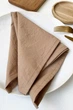 Салфетки из хлопка TouchableLinen 1 шт Коричнево золотой Хлопковые салфетки для сервировки стола 45х45 см - изображение 5