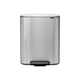 Бак для сміття Brabantia BO Pedal Bin 2 х 30 л Matt Steel (211461) - зображення 1