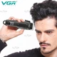 Бездротова акумуляторна машинка для стрижки волосся VGR V 683 з насадками електробритва тример для бороди - зображення 7
