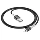Кабель USB Borofone BX79, USB to Lightning, 2.4A, 1m, черный - изображение 4