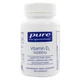 Вітамін D Pure Encapsulations Vitamin D3 10000 UI 120 Caps PE-01195 - зображення 1