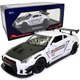 Игрушечная машинка металлическая Nissan GT-R «АвтоЕксперт» Ниссан ГТ-Р белый звук свет 20*6*9 см (GT-2247) - изображение 1