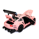 Игрушечная машинка металлическая Porsche 911 «АвтоЕксперт» Порше гоночная розовый звук свет 15*4*6 см (70625) - изображение 8