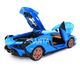 Игрушечная машинка металлическая Lamborghini Sian «АвтоЕксперт», Ламборджини Сиан, свет, звук, 20*8*5 см голубой (GT-1502) - изображение 6
