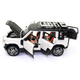 Машинка металлическая Land Rover Defender «AutoExpert» Дефендер джип белый звук свет 19*7*9 см (GT-1008) - изображение 6